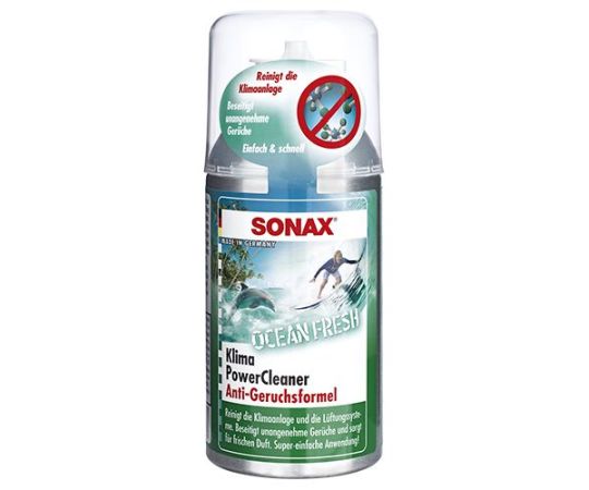 Очиститель кондиционера антибактериальный (тропический бриз) SONAX Clima Clean Ocean Fresh (Германия) 100 мл