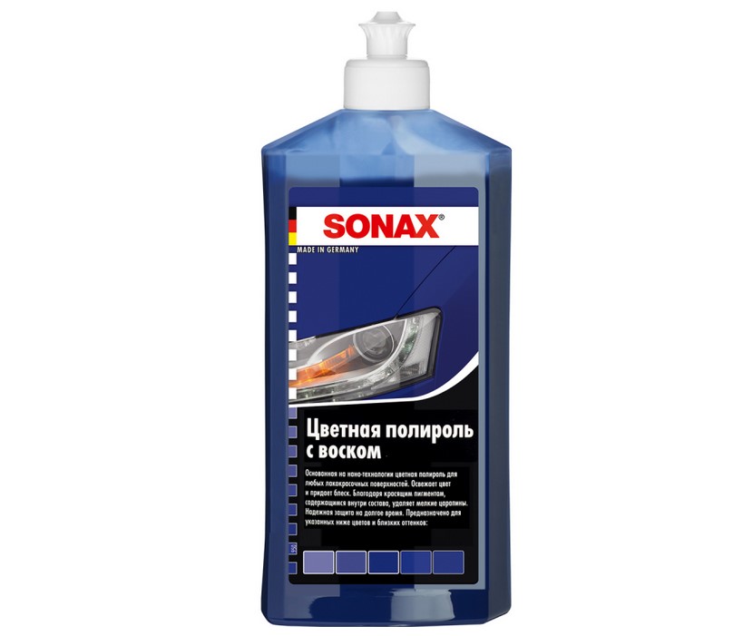 Sonax Синий полироль с воском 500 мл SONAX NanoPro 