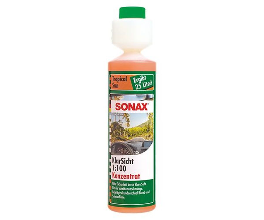 Sonax Концентрат омывателя (бриз) 1:100 до 25л SONAX Tropical Sun (Германия) 250 мл