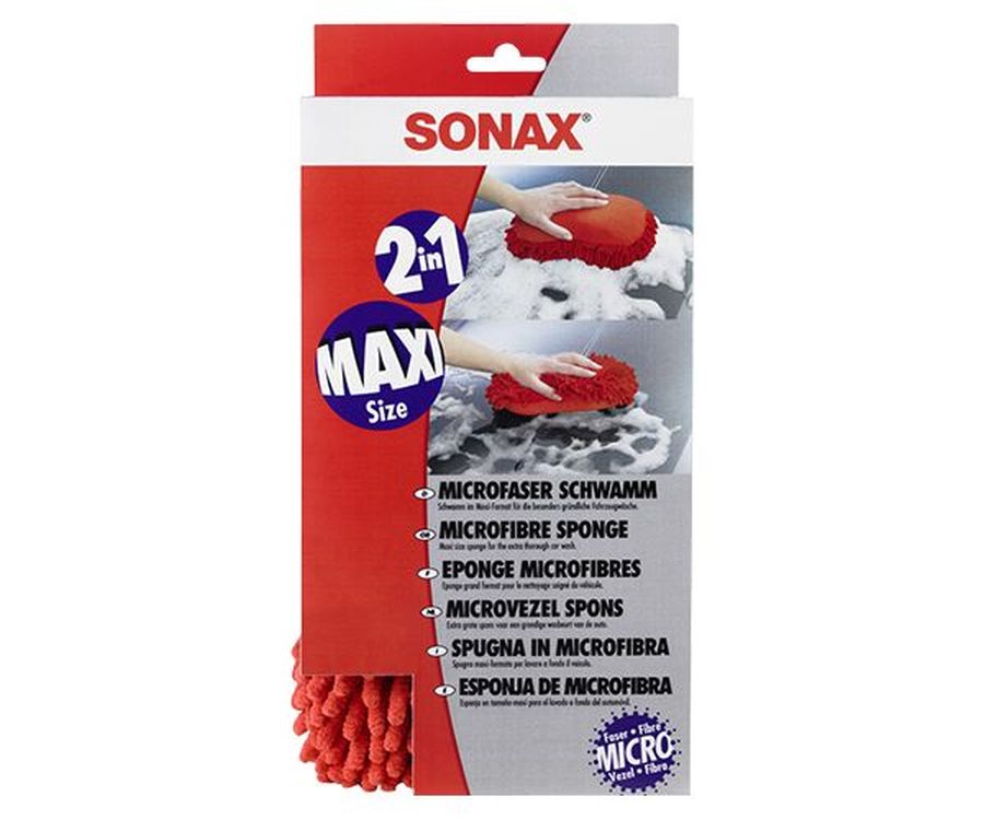 Sonax Губка из микрофибры для мойки автомобиля SONAX Microfibre Sponge (Германия)