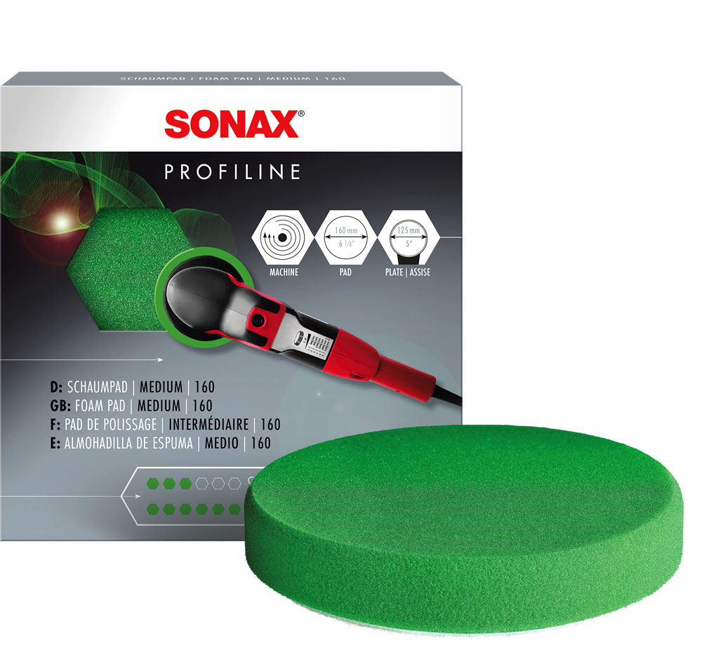 Sonax Полировочный круг зеленый SONAX (Германия) 160 мм