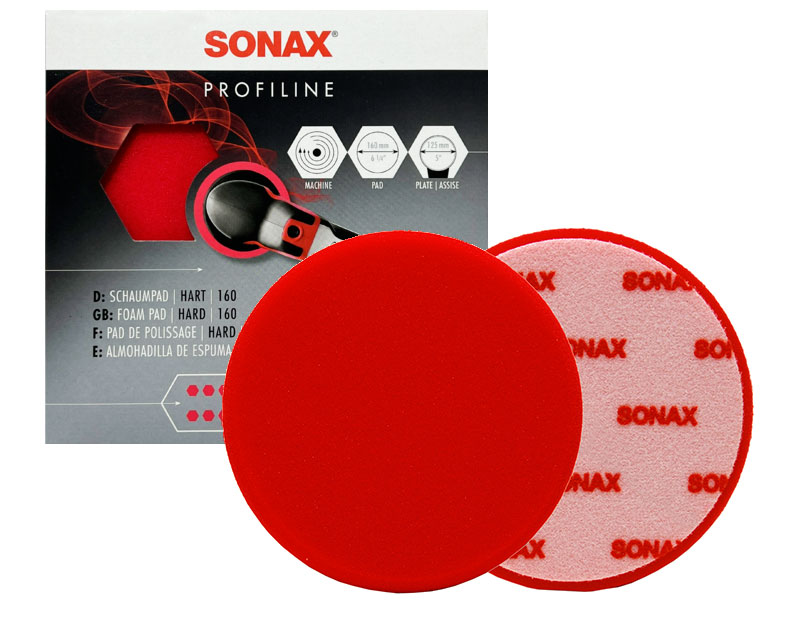 Sonax Полировочный круг красный, жесткий SONAX (Германия) 160 мм